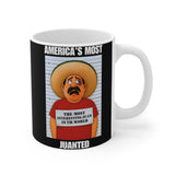 America's Most Juanted Coffee Mug, 11oz