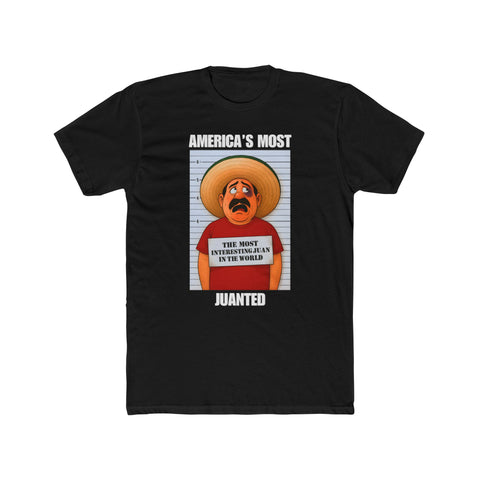 AMERICA'S MOST JUANTED- Men's T-shirt/BLK