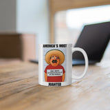America's Most Juanted Coffee Mug, 11oz